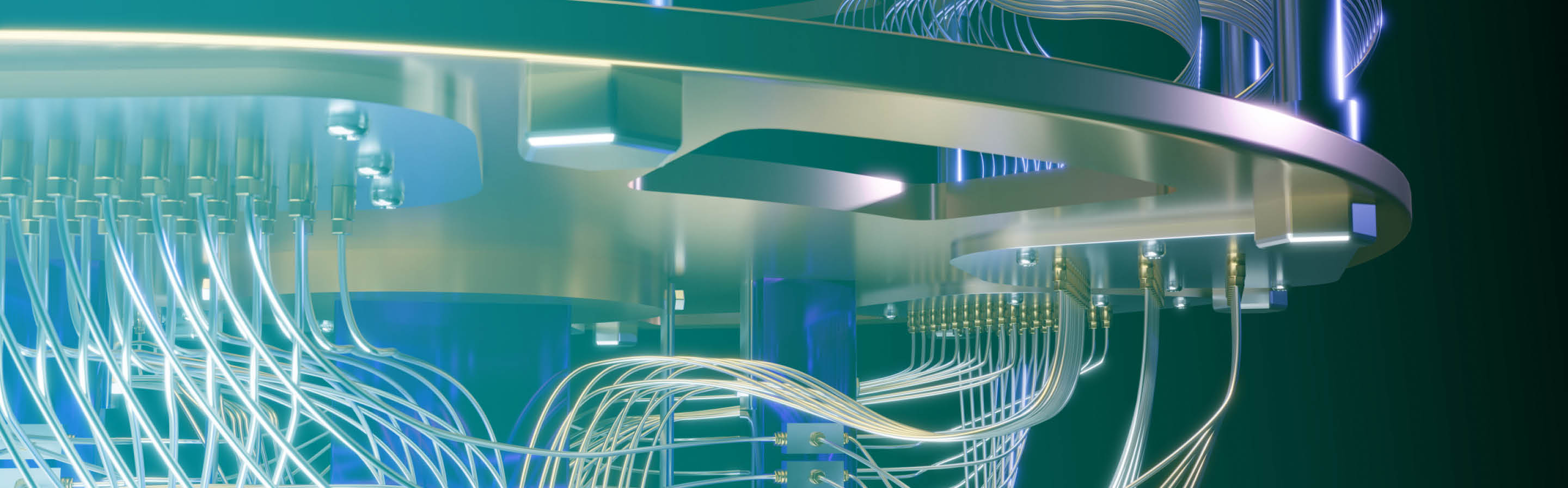 Quantencomputing Detail eines Quantencomputers